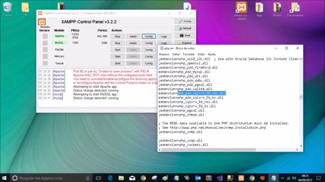 Vídeo aula de Configuração PHP e SQL Conexão com o banco de dados смотреть онлайн