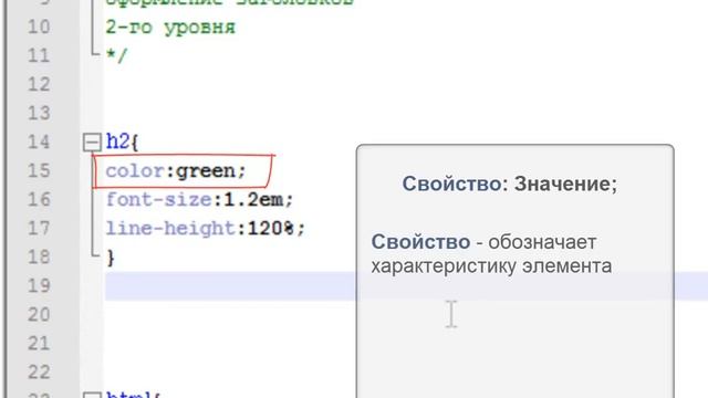 Содержимое и синтаксис конструкций CSS смотреть онлайн