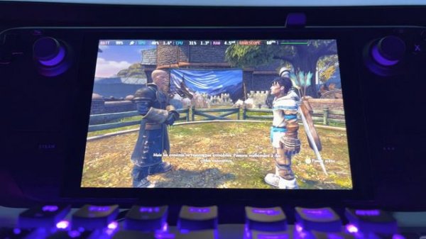 FABLE ANNIVERSARY (2014) on Valve STEAM DECK (Steam OS) + SD Docking Station + Xbox Controller