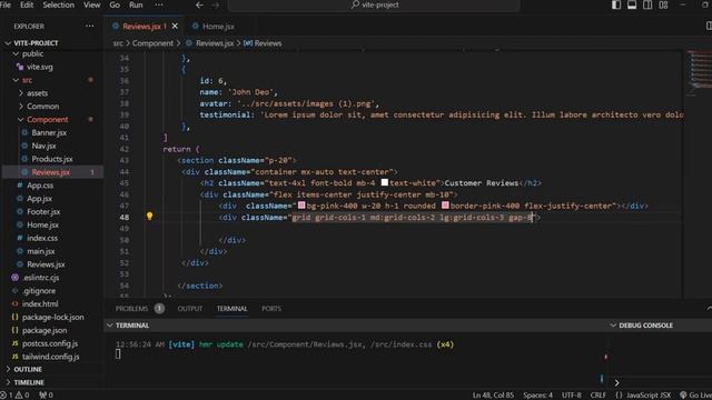 How to Make Dynamic Testimonial with React Vite & Tailwind CSS || Fully Responsive смотреть онлайн