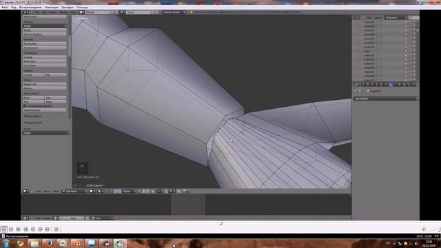 Сшивание частей тела в blender 2.6 смотреть онлайн