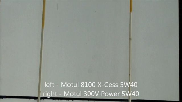 Motul 8100 X-cess 5W40 vs Motul 300V Power 5W40 test смотреть онлайн