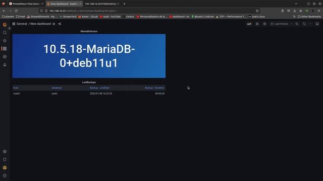 GRAFANA - 55. Dashboard : variables & exploitation texte смотреть онлайн