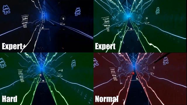 Crab Rave - Noisestorm (Difficulty Comparison) - Beat Saber VR Official Chart смотреть онлайн