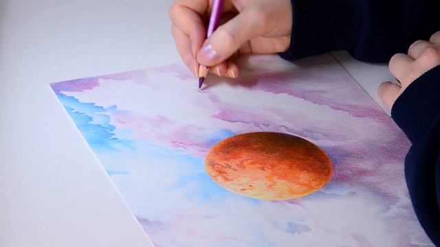 ПРОЦЕСС РИСОВАНИЯ: КОСМОС + ПЛАНЕТА / PAINTING PROCESS: GALAXY + PLANET (SpelconG) смотреть онлайн
