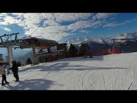 Архыз: синяя № 12, средняя 40 км/ч, отличный вид! смотреть онлайн