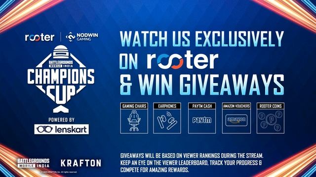 [HINDI] Rooter x NODWIN BGMI Champions Cup || Finals Day 2 || @Rooter @lenskart смотреть онлайн