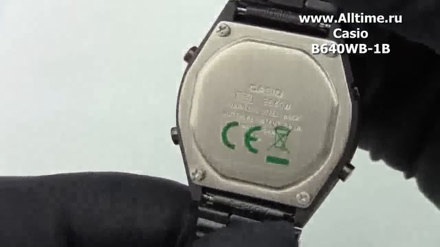 Мужские японские наручные часы Casio B640WB-1B смотреть онлайн
