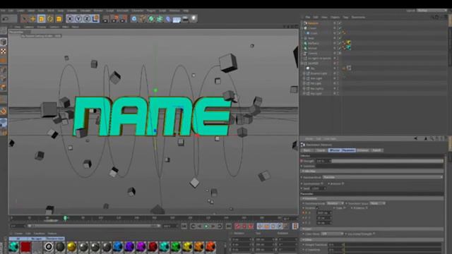Как сделать 3D интро в Cinema 4D / How to Make a 3D Intro in Cinema 4D смотреть онлайн