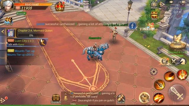 Celestial Age : Origin Gameplay Обзор Первый взгляд Летсплей (Android,APK) смотреть онлайн