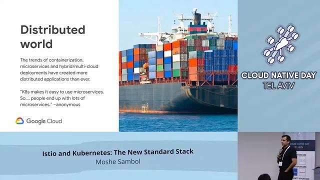 Istio and Kubernetes: the new standard stack - Moshe Sambol - Cloud Native Day Tel Aviv 2018 смотреть онлайн