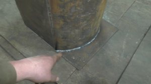 Банная печь ! Из 530-ой трубы , своими руками !