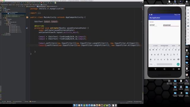InputFilters y TextWatcher trabajando en conjunto смотреть онлайн