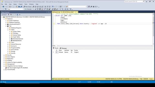 SQL Tutorial - #6 SQL clause (where, and, or, as) смотреть онлайн