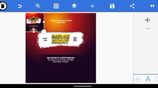 MOVIE NIGHT CHURCH FLYER || PIXELLAB смотреть онлайн