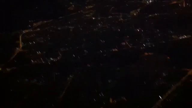 Ночная Москва с самолета смотреть онлайн