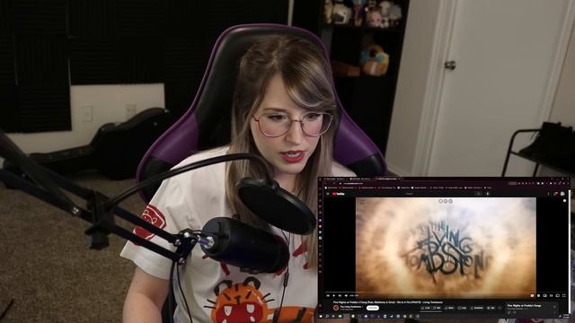 NEW FNAF FAN REACTS TO FIVE NIGHTS AT FREDDY'S SONGS BY THE LIVING TOMBSTONE (SONGS 1-4) смотреть онлайн