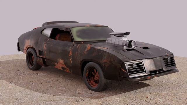 Mad Max Interceptor Blender RENDER смотреть онлайн