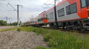 "Новая ласточка!" ЭС104-001 на испытательном кольце ВНИИЖТ в Щербинке