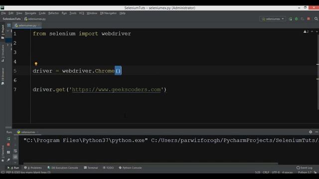 How to Install Selenium Web Driver in Python [Python Selenium Tutorial] смотреть онлайн