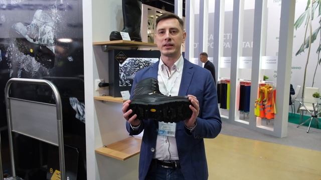 Новинки защитной обуви на выставке БИОТ 2021. Айсгард Гор ботинки с мембраной Gore-Tex смотреть онлайн