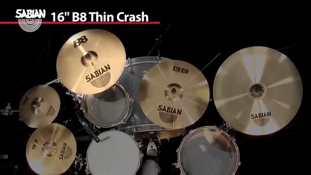 SABIAN 16" B8 Thin Crash смотреть онлайн
