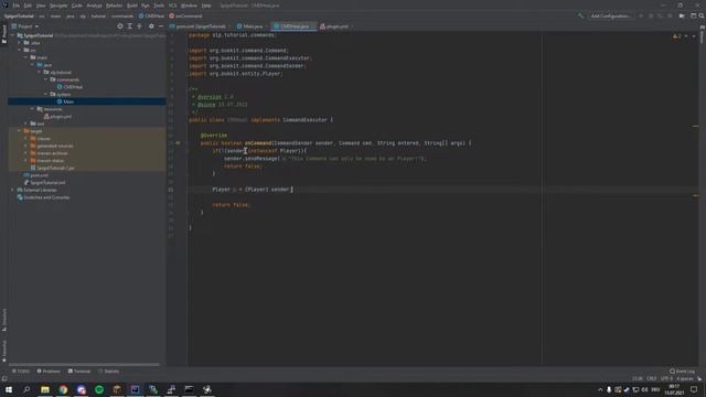 Our first Command /heal | Spigot Coding Tutorial [1.17] #002 смотреть онлайн