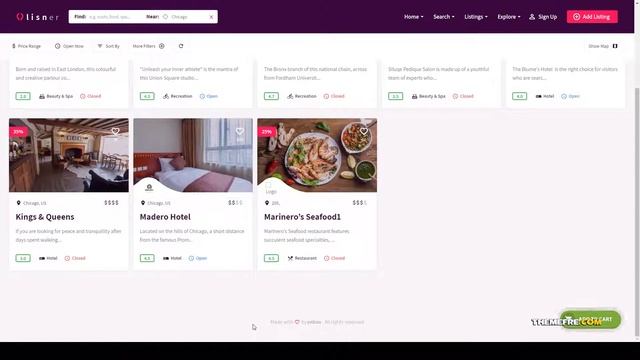 Tachibana - Modern Directory Listing WordPress Theme city ads смотреть онлайн