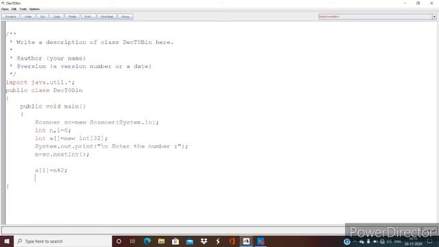 DECIMAL TO BINARY CONVERSION IN JAVA смотреть онлайн