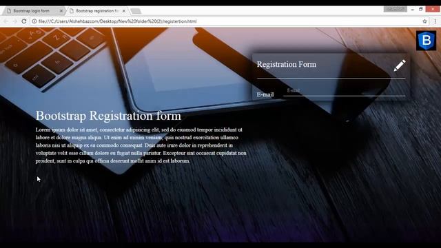 Create Bootstrap Registration Form - Bootstrap Registration Form - Bootstrap Registration Form Code смотреть онлайн