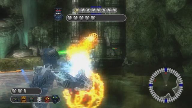 Bionicle Heroes Walkthrough #5 - Vezok's Deluge (Xbox 360 HD) смотреть онлайн