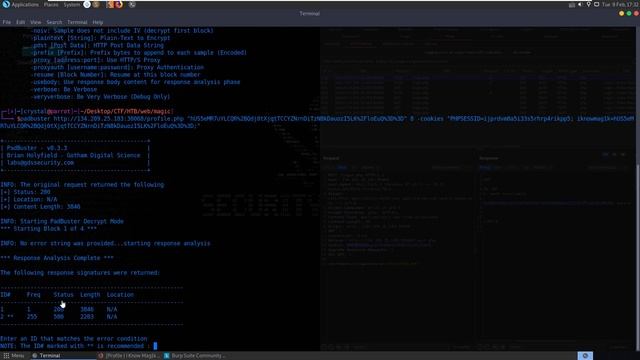 I know Mag1k [medium]: HackTheBox Web Challenge (padding oracle attack) смотреть онлайн