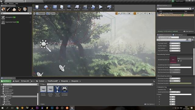 Volumetric Fog Туман Unreal Engine 4 смотреть онлайн