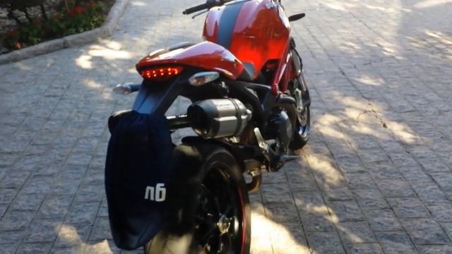 Ducati Monster 796 - Mivv Suono exhaust, without DB-Killer смотреть онлайн