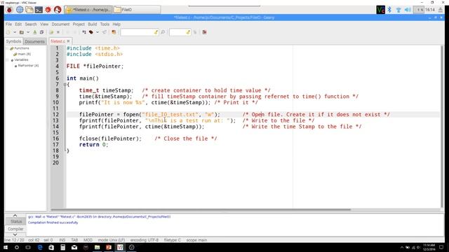 File IO and time in C on Raspberry Pi смотреть онлайн