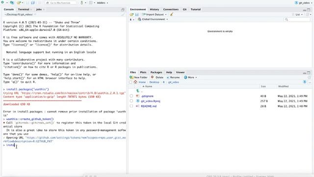 Github setup with RStudio (updated) смотреть онлайн