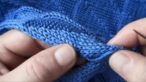 ЛАЙФХАК! Красиво и просто! Выполнение бокового шва. Вязание спицами.