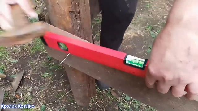 КЛЕТКА ДЛЯ КРОЛИКОВ.УЛИЧНАЯ КЛЕТКА для кроликов.КАК самому сделать клетку кроликам. смотреть онлайн