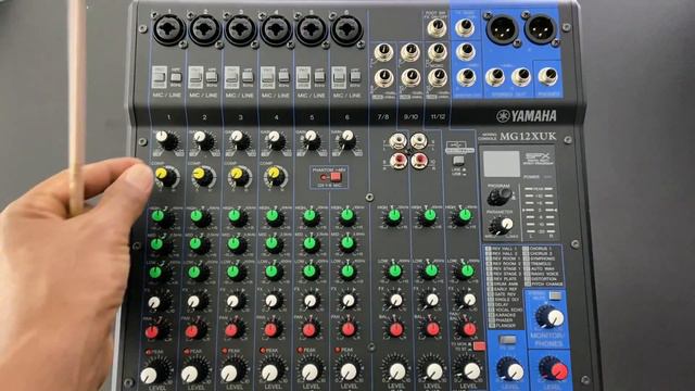 MESA YAMAHA MG 12 XUK INTERFACE DE AUDIO смотреть онлайн