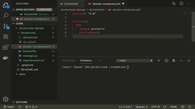 How to Dockerize a Django App Part-1 смотреть онлайн