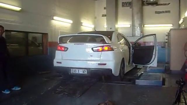 Mitsubishi Evolution X FQ-400 Dyno Run, Cape Town, South Africa смотреть онлайн