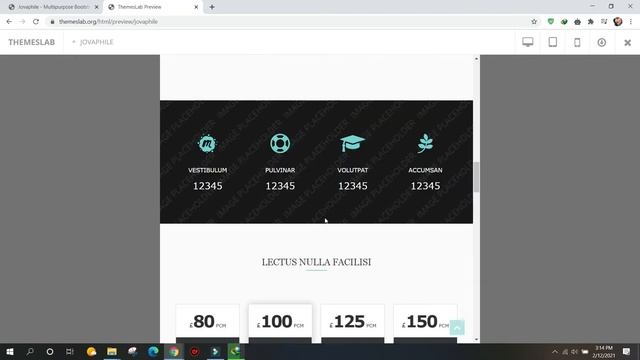 Jovaphile: Multipurpose Bootstrap HTML Template смотреть онлайн