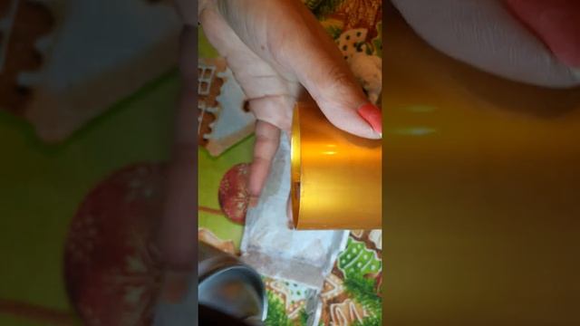 Санка на новый год из картона.