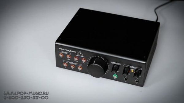 BEHRINGER MONITOR2USB - контроллер мониторов и наушников, облегчает коммутацию