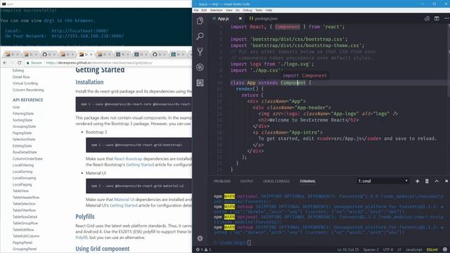 DevExtreme React Grid: Getting Started - Part 1 смотреть онлайн