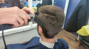 Высокий Фейд (High Fade) // Стрижка с пробором и укладкой на бок // MAN HAIRCUT // FADE//