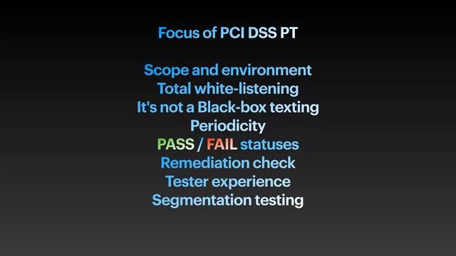 Is there a penetration testing within PCI DSS certification? (Dmytro Diordiychuk) смотреть онлайн