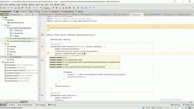 Android App Tutorial 11 : Adding Music / Sound смотреть онлайн