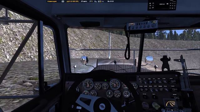 ETS 2/Суровая Россия/Peterbilt 379/CAT 3406E biturbo/Карьер Архара смотреть онлайн