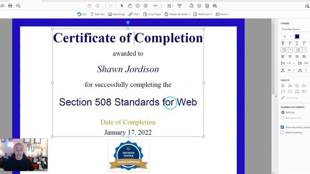 How To Edit The Text In A PDF | Adobe Acrobat Pro DC